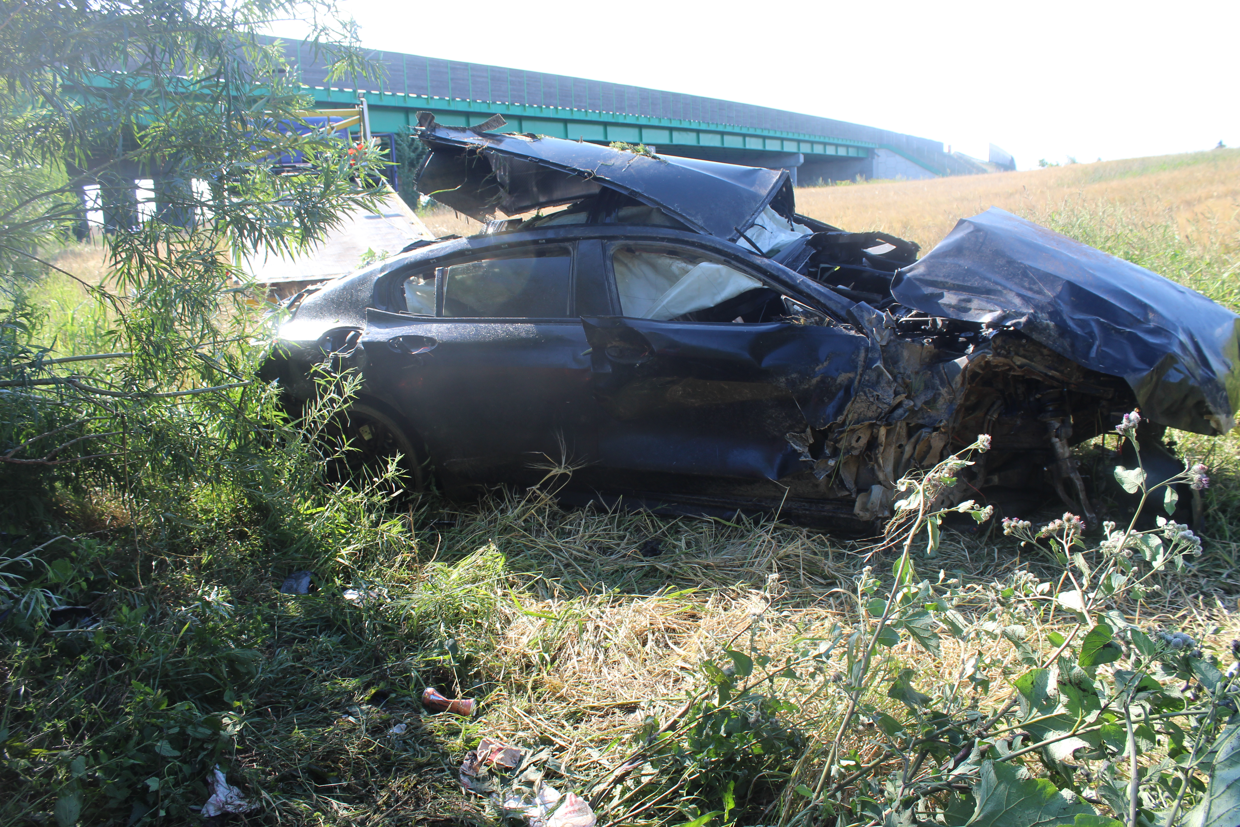 Wypadek śmiertelny na autostradzie A-1 w powiecie włocławski