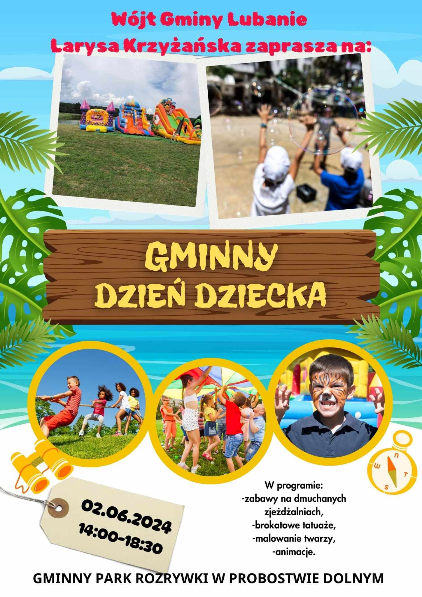 Gminny Dzień Dziecka w Probostwie Dolnym