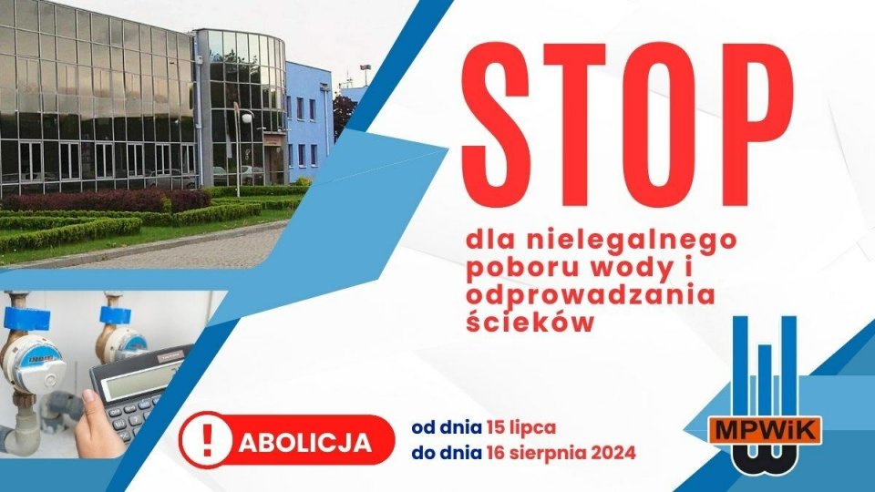 MPWiK ogłasza abolicję za nielegalny pobór wody. Będą też kontrole