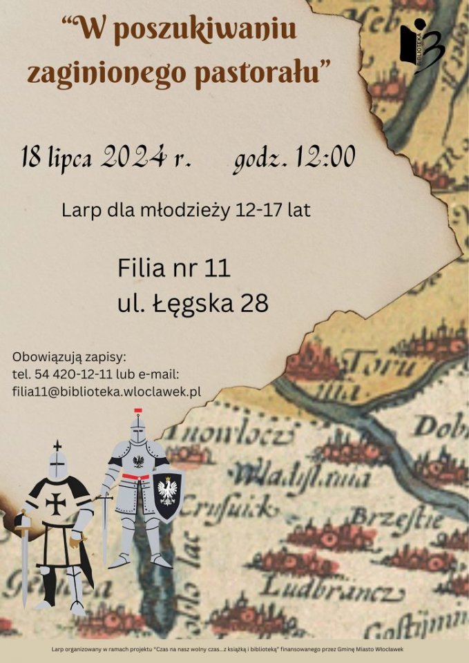 W bibliotece odbędzie się larp historyczny