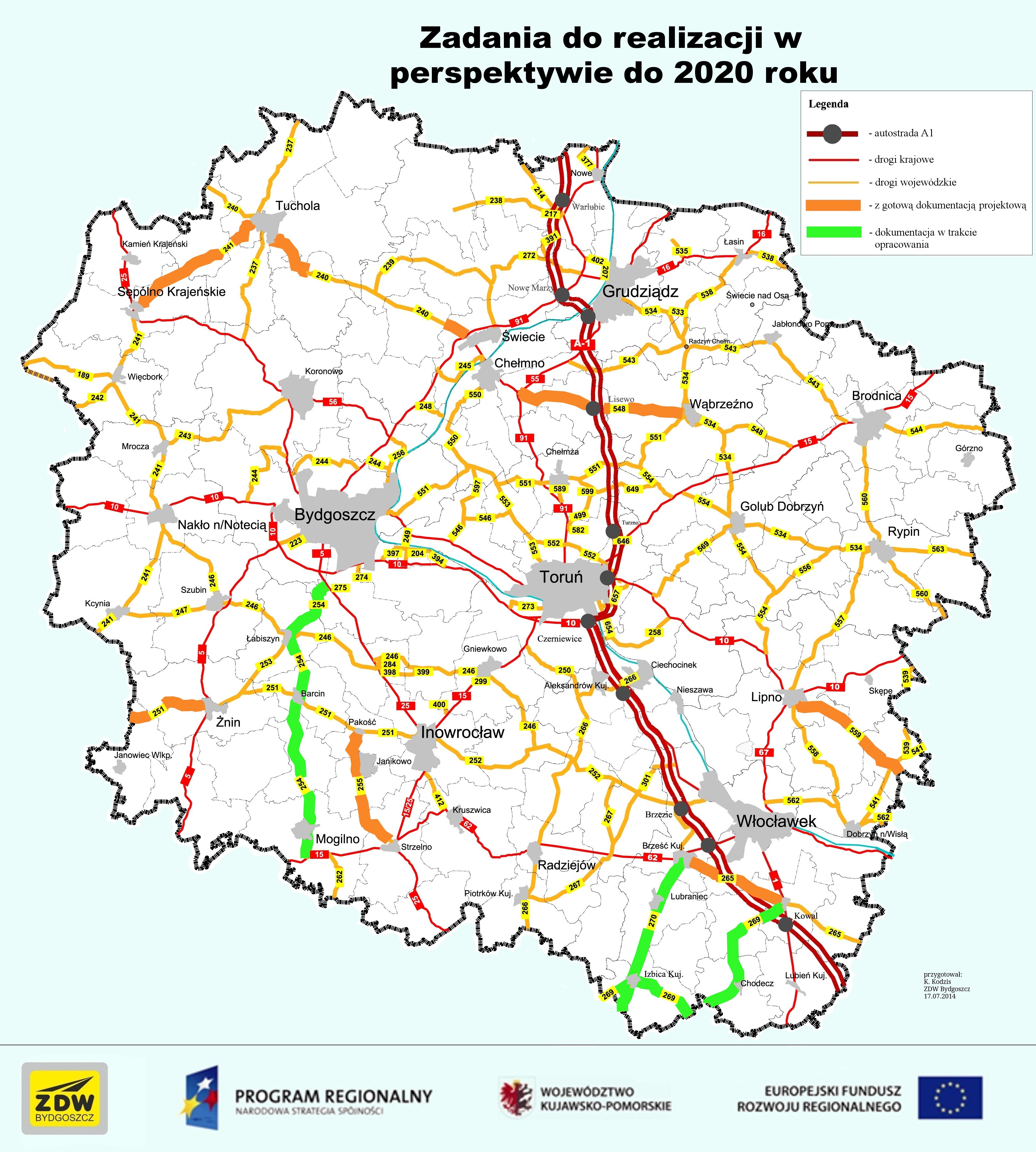 Droga Brześć Kujawski – Kowal będzie wyremontowana! Do… 2022 roku