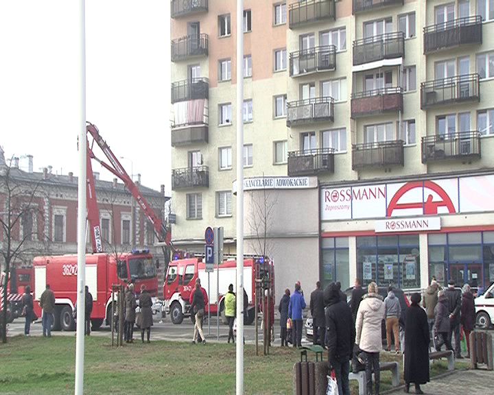 Pożar na placu Wolności! Dwie osoby w szpitalu!