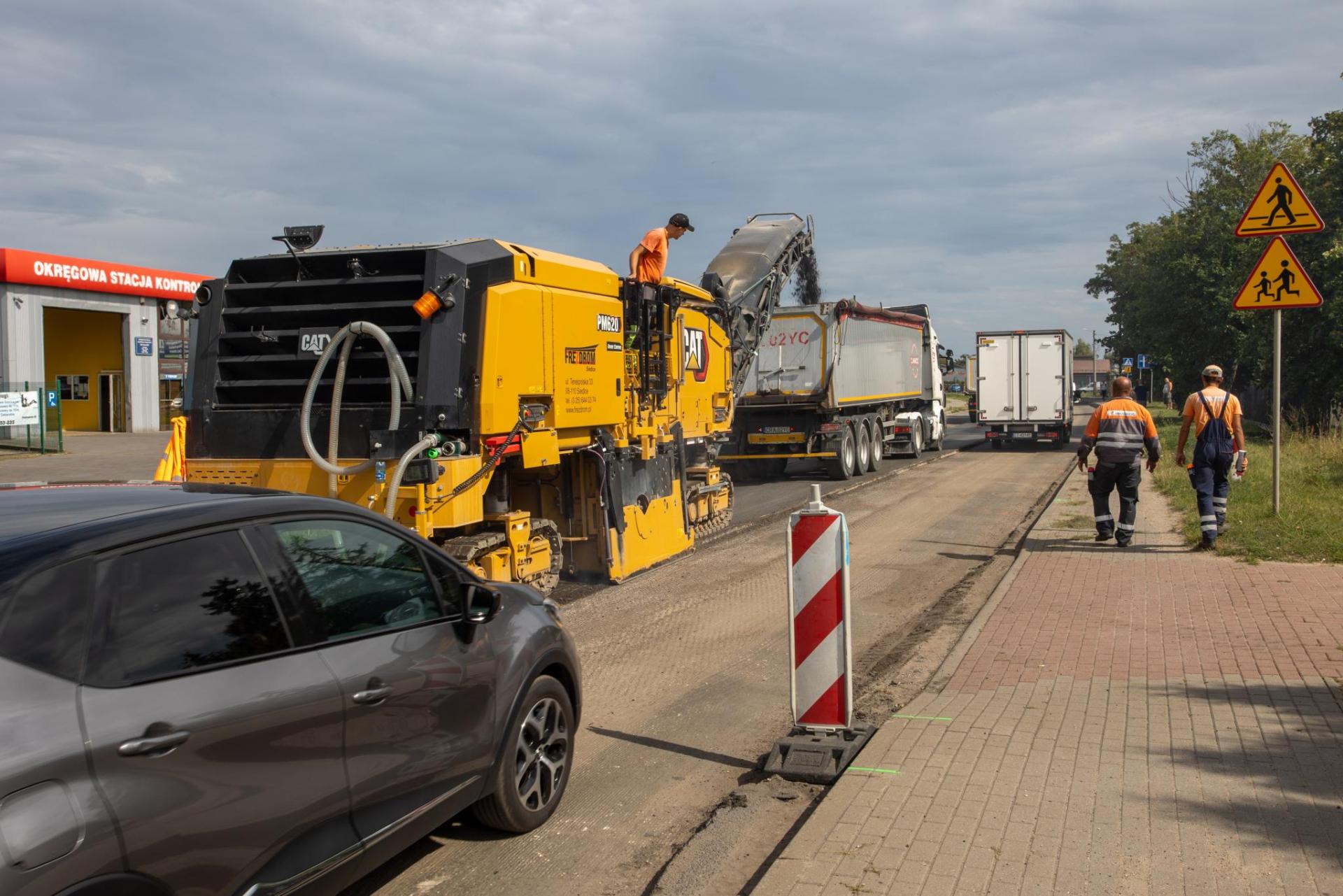 Ważna droga na Kujawach w przebudowie