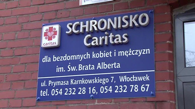 Smutne święta w schronisku dla bezdomnych Caritas