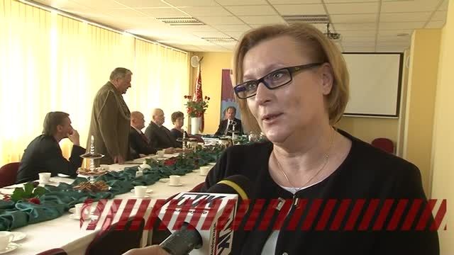 Spotkanie władz miasta z Jubilatami Życia.