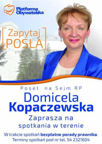 Spotkanie z posłanką Domicelą Kopaczewską