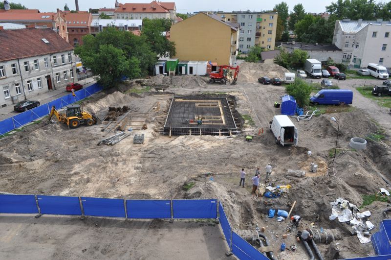 Trwają prace przy budowie Zakładu Teleradioterapii przy ul. Łęgskiej.Zobacz zdjęcia!