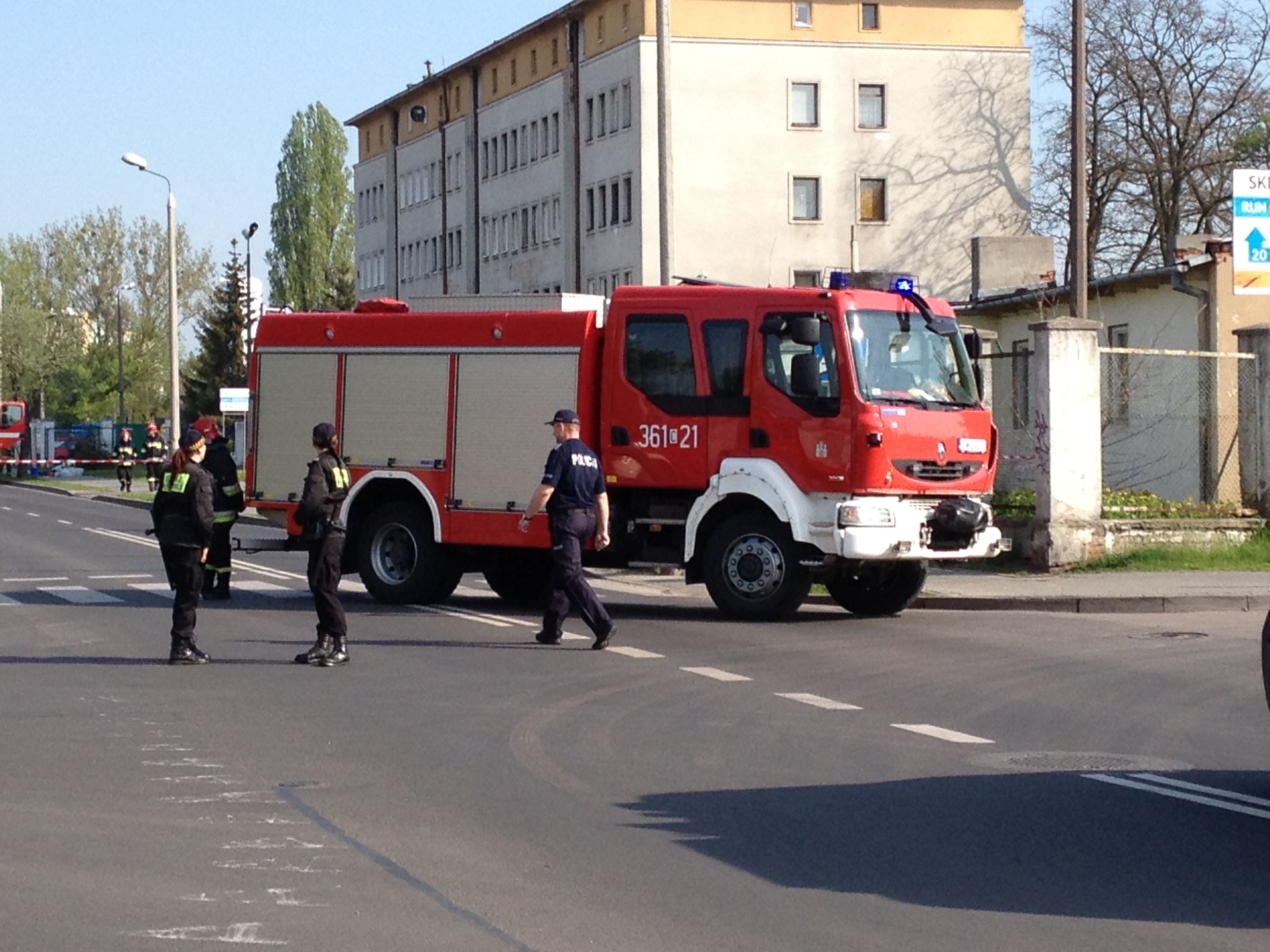 Uwaga! Wyciek amoniaku z chłodni przy ulicy Wysokiej