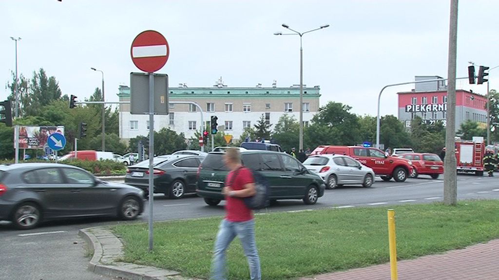 Wypadek na ulicy Kruszyńskiej! Utrudnienia