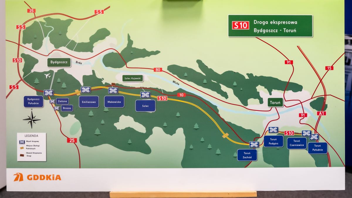 Ważny krok dla rozpoczęcia budowy drogi ekspresowej S-10 Bydgoszcz-Toruń – komunikat Wojewody