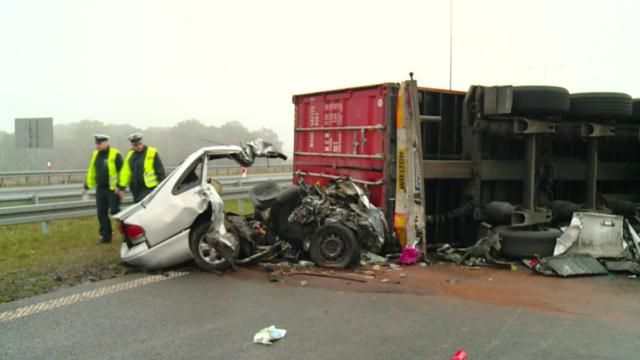 Zarzut w sprawie wypadku na autostradzie pod Włocławkiem